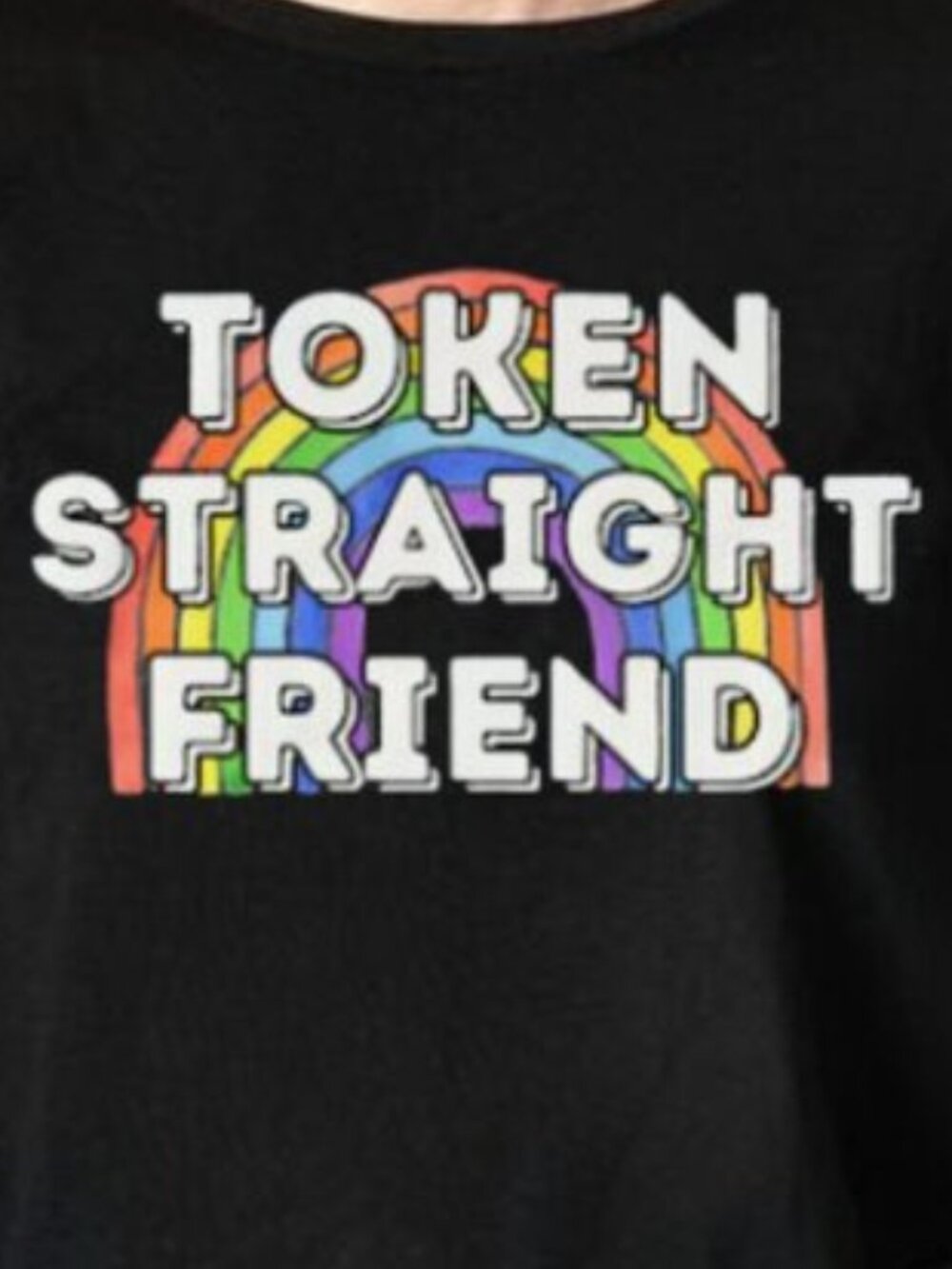 LGBT Shirt, Token Straight Friend Shirt, Pride Month Shirt - Picture 2 of 4
